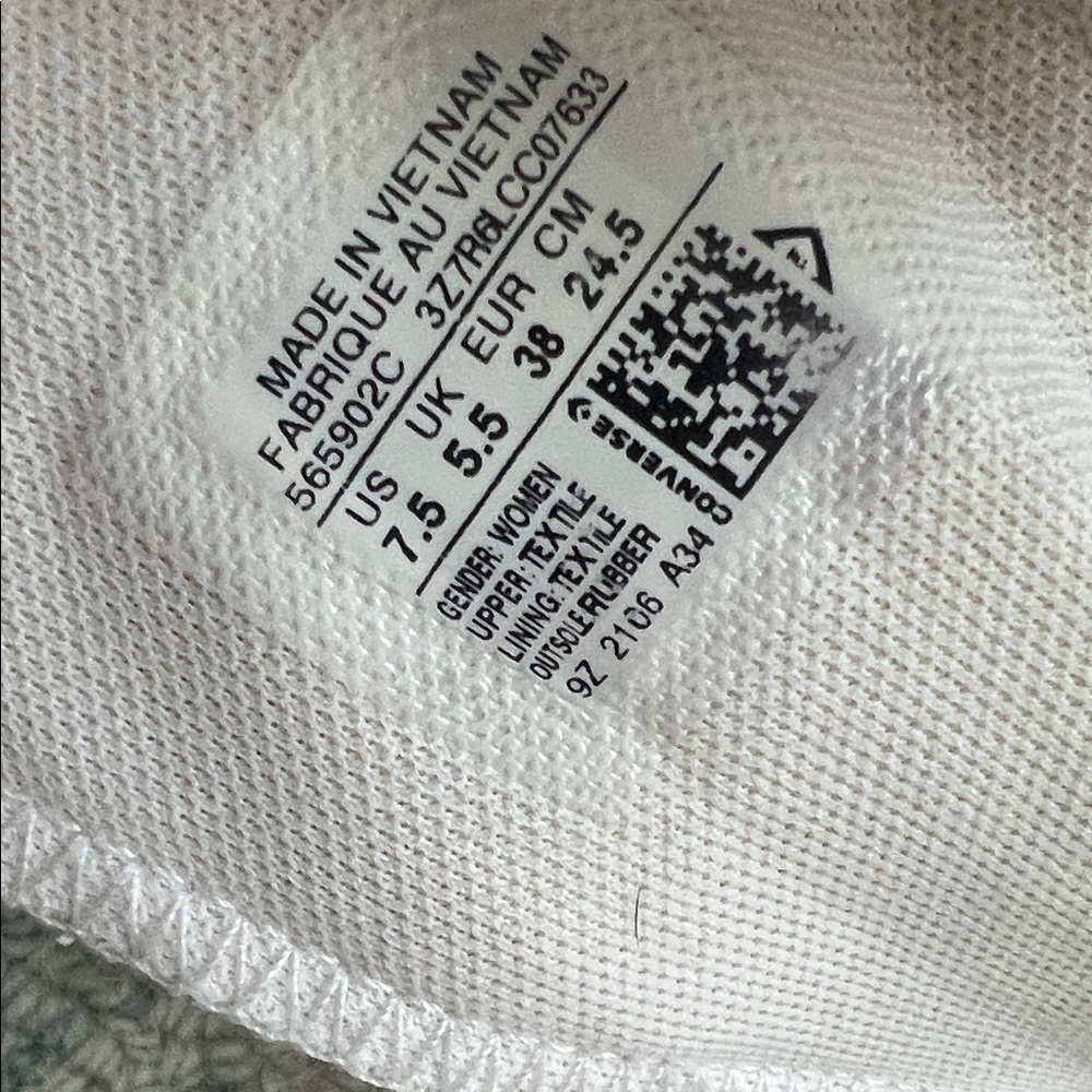 Converse Women's White Platform Sneakers - Picture 4 of 5